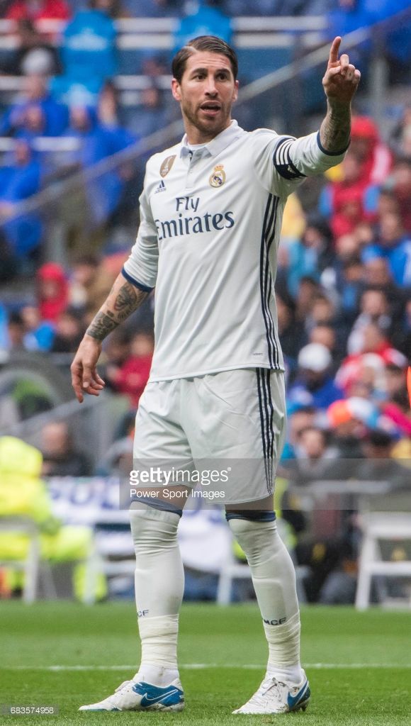 Real Madrid 16/17 #4 SERGIO RAMOS Homekit Nameset Printing